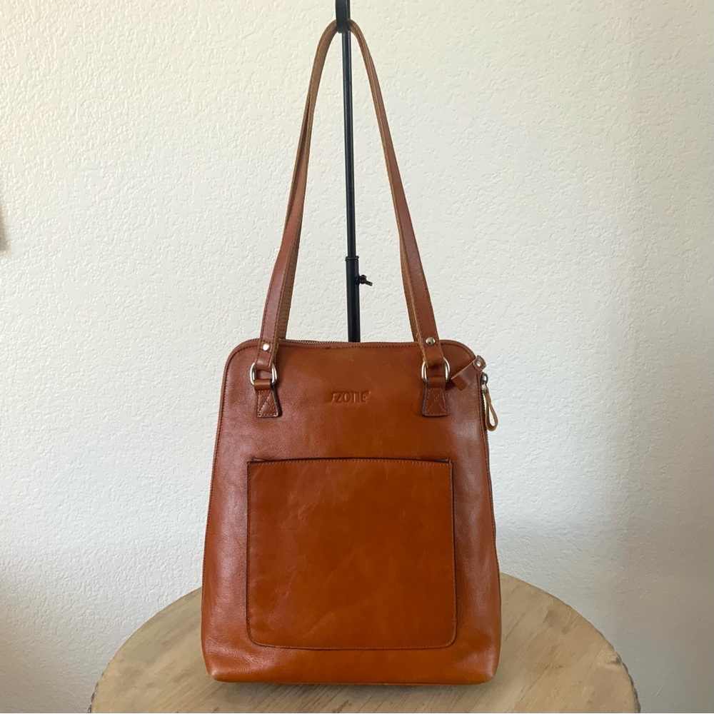 SZone 3-in-1 Genuine Leather Backpack, Laptop, Shoulder